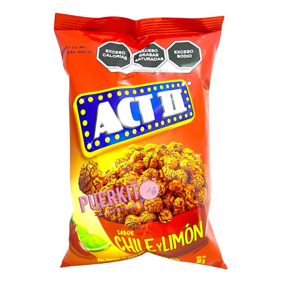Palomitas ACT II Listas para comer sabor Chile-Limón 50g | MercadoLibre