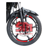 Stickers Reflejantes Rin De  Moto 250z 250sz 200z 125z 150z