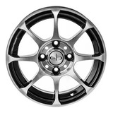 Kit 4 Llantas Deportivas Eb Tr 13 4x100 Renault Vw Chevrolet