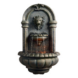 Teamson Home Royal Lion Head - Fuente De Cascada De Pared Li