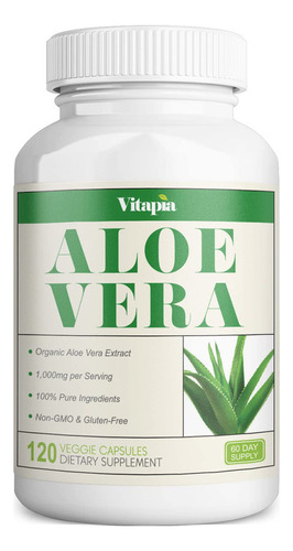 Vitapia Aloe Vera 1000 Mg - 120 Cápsulas Vegetales - Vegano