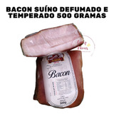 Bacon Artesanal Caipira Defumado E Temperado 500 Gramas 