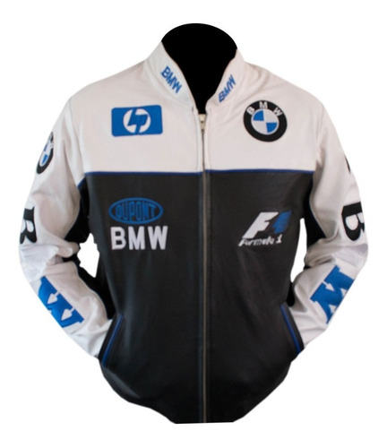 Chamarra De Piel Tipo Bmw