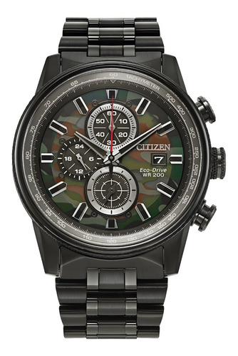 Reloj Citizen Eco Drive Hombre Nighthawk Ca0805-53x Chrono