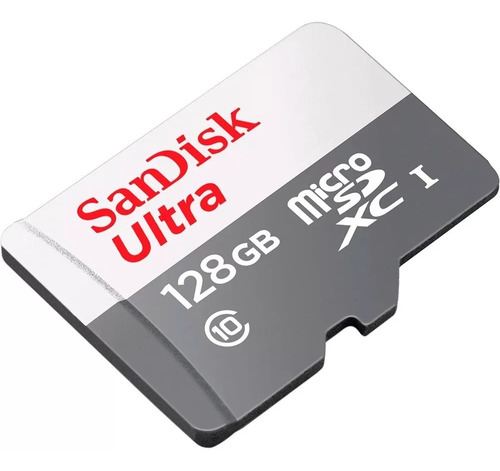 Cartão De Memória 128gb Ultra + Adaptador Compatível Andr