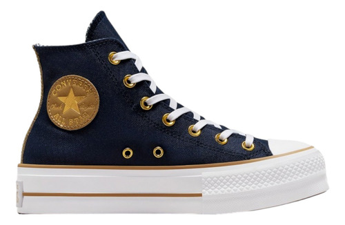 Converse Chuck Taylor Plataforma Bota Azul/blanco