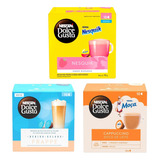 3 Dolce Gusto Capsulas Especiais: Frappe , Nesquik E Moça