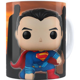 Taza De Plastico Super Heroes Chibis Personalizada 