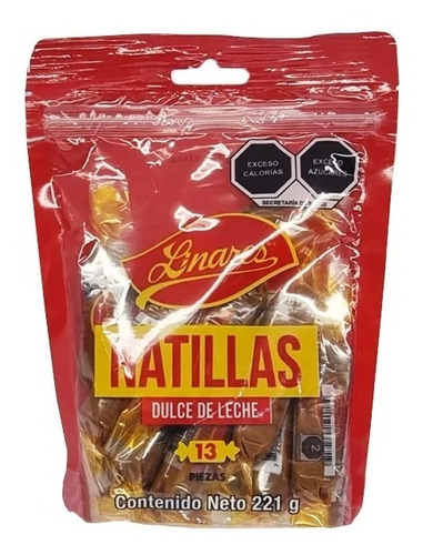 Natillas De Linares, Dulce De Leche 13 Piezas 221 G (pack 3)