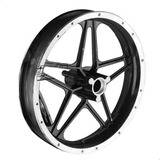 Rin Delantero 2.50-10 Aluminio Negro Para Motoneta Rin*10