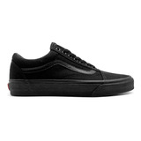 Tenis Vans Old Skool All Black Todo Negro Clasico Retro Sk8