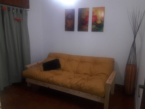 Futon Sillon Cama De 3 Cuerpos Y Colchon Eco Cuero Impecable