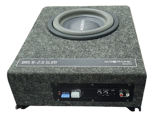 Caixa Subwoofer Amplificada Audiophonic Bas8 2.0 Slim 8  
