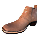 Bota Country Texana Masculina Botina Cowboy Modelo Ref 3040