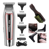 Kemei Hair Clipper Km 032 + Pente Delineador Escova Disfarce