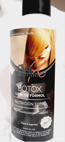 Botox Libre De Formol Onix X Litro