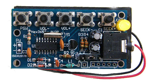 Modulo Receptor Fm Kit 76mhz 108mhz Cc 1.8 V - 3.6 V
