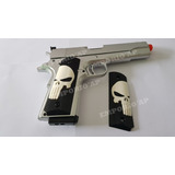 Empunhadura Airsoft Pt 1911 Cabo Justiceiro Punishe Gbb Grip