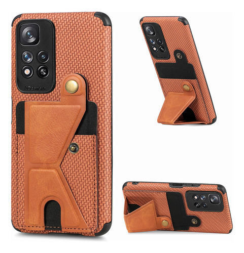 Funda Magnética Con Soporte For Tarjetas For Redmi Cover F