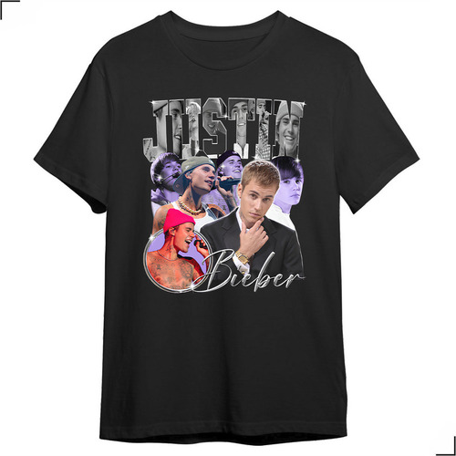 Camiseta Plus Size Justin Vintage Bieber Drew Tour Purpose