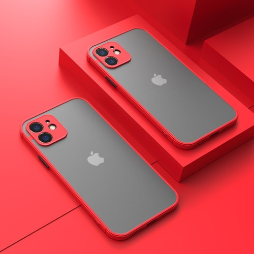 Funda Uso Rudo Con Protección De Cámaras Para iPhone + Mica