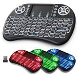 Mini Teclado Iluminado Controle Sem Fio P/ Smart Tv Box Pc