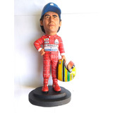 Figura Resina 19 Cm Ayrton Senna Da Silva Mclaren 1988 Casco