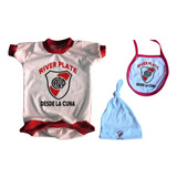 Ajuar Bebe X3 Prendas River Plate Varios Modelos