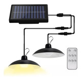 Pack 2 Lamparas + Panel Solar Recargable 240 Watts Ip67