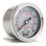 Medidor De Presion De Gasolina Analogo 1/8 Npt Fuel Gauge