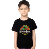 Playera Reptar, Jurassic Park, Rugrats Para Niño O Niña Mod2