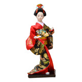 Kimono Japonés Geisha Doll Oriental Ancient Kabuki De 11 Pul