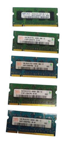 Memoria Ram Para Portátil 1gb - Ddr2 6400s