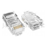 Conector Plug Cat5e Para Cable De Red Rj45 (1000pcs)