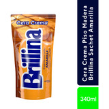 Cera Crema Piso Madera Brillina Sachet Amarilla 340cc