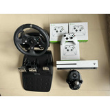 Xbox One S (4 Controles ) -timón,pedales Y Palanca Logitech