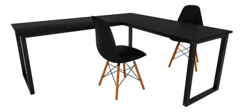  Mesa Grande Cadeiras Eames Organizadora Nicho Cadeiras