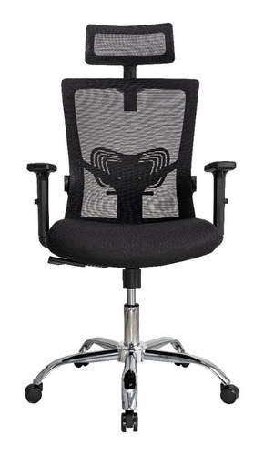 Silla Oficina Ergonómica Con Apoyo Lumbar Brazos Ajustables