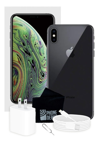 Apple iPhone XS Max 64 Gb Gris Espacial Con Caja Original + Protector