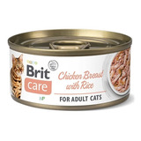 Alimento Húmedo Gato Brit Care Pollo Y Arroz 70gr. Np