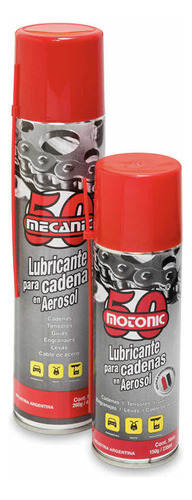 Lubricante Para Cadena Moto Bici En Aerosol 430ml Mecanic50