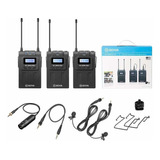 Kit Microfono Inalambrico Uhf 2 Corbateros Boya Wm8 Pro K2