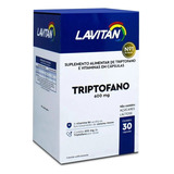Suplemento Alimentar Lavitan Triptofano Com 30 Cápsulas