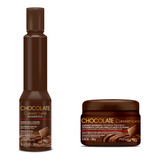 Kit Shampoo Y Mascarilla De Chocolate Nutrapel Para Lacios
