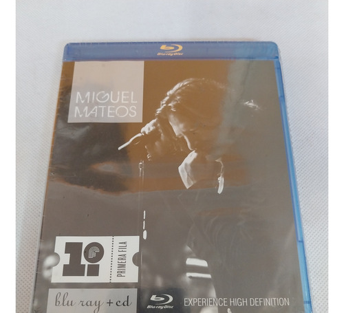 Blu Ray Miguel Mateos Primera Fila Cd Original