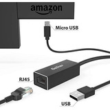 Adaptador Ethernet Fire Tv Belkertech Micro Usb A Rj45