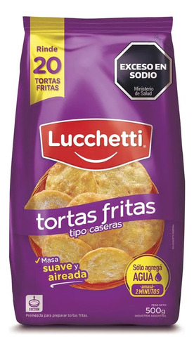 Premezcla Lucchetti Masa Para Torta Frita X500g