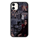 Funda Protector Para iPhone Itachi Luna Naruto