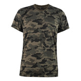 Camiseta Masculina Camuflada Multicam Black Camisa T-shirt  