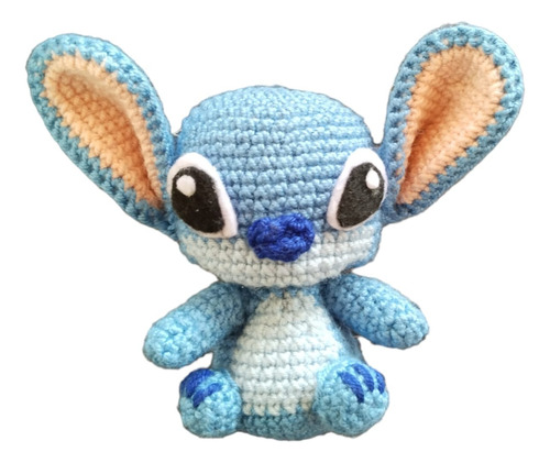 Peluche De Stitch Muñeco,crochet,amigurumi,adorno.